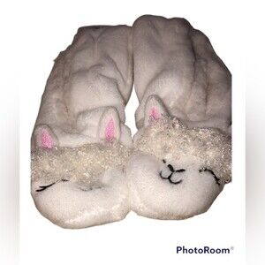 Holiday Style Fa La La Llama Shoe Size 4-10 Ladies Slipper Socks NEW